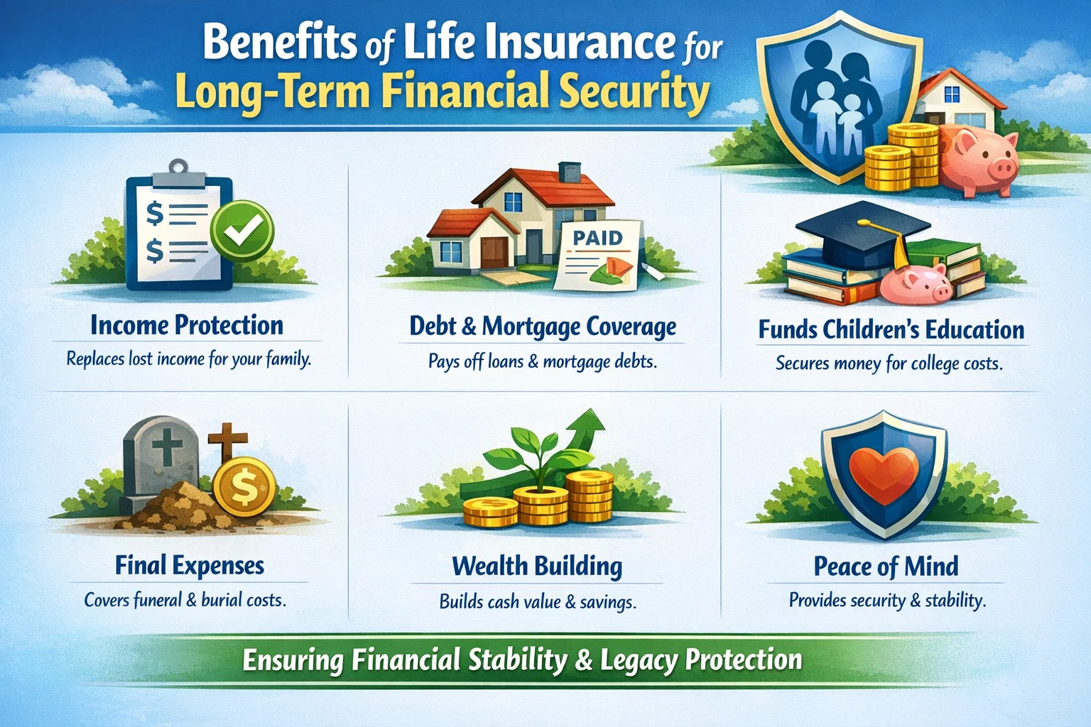 Benefits of Life Insurance for Long-Term Financial Security Thumbnail
